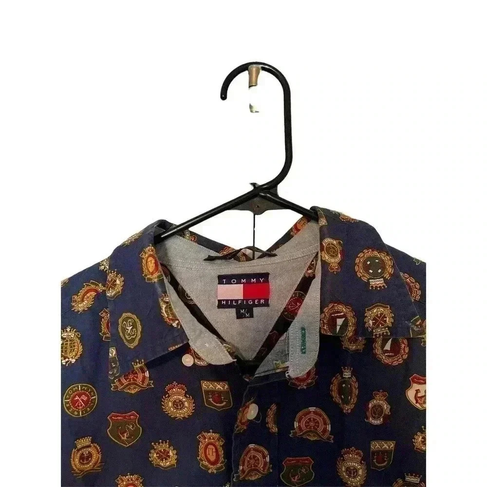 tommy hilfiger button down long sleeves Size Md